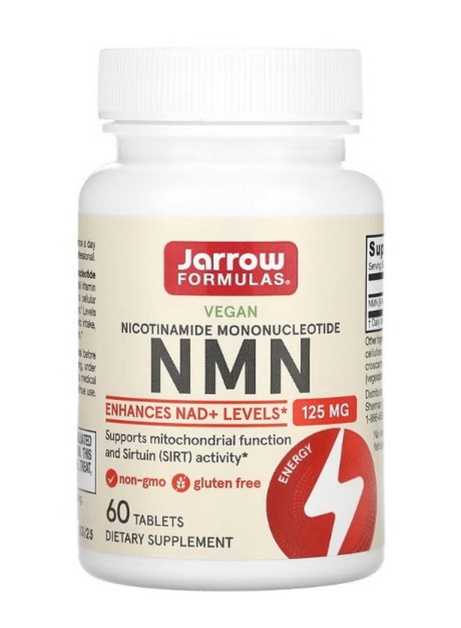 jarrow formulas NMN Nicotinamide Mononucleotide 125 mg 60 Tablets - Image 1