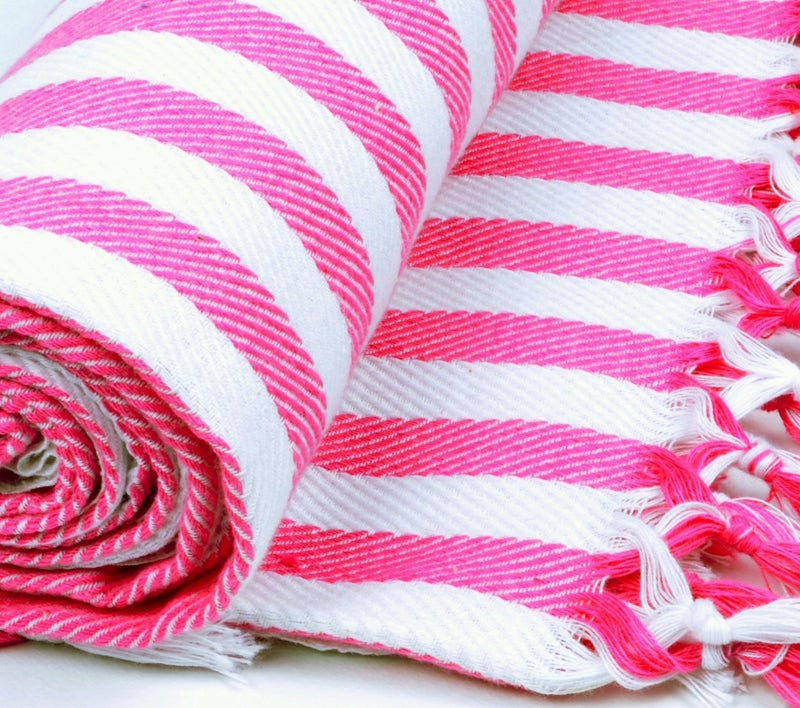 Sathiyas Supreme Turkish 480 GSM Cotton Bath Towel (2.5 x 5 ft, Multicolour) -Set of 2 - Image 2