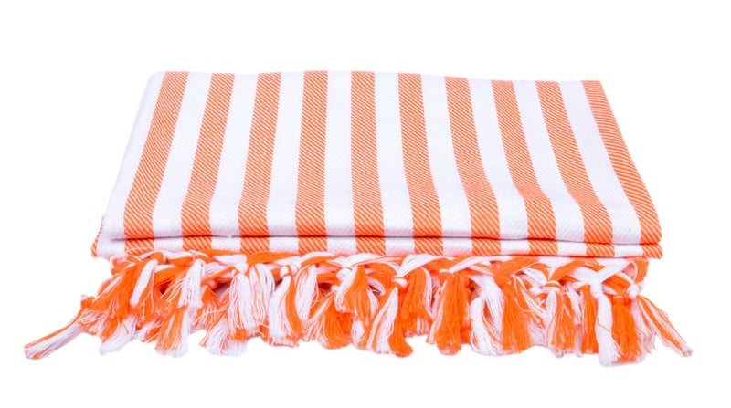 Sathiyas Supreme Turkish 480 GSM Cotton Bath Towel (2.5 x 5 ft, Multicolour) -Set of 2 - Image 3