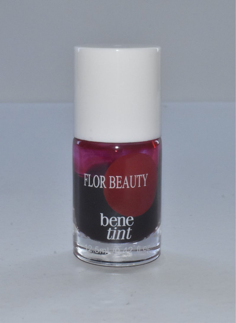 FLOR BEAUTY 3 Pieces Benetint Lip And Cheek Stain Red - Image 2