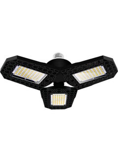NIBEMINENT LED Garage Light Folding Black/Yellow/Silver 11.8 x 10.4cm 