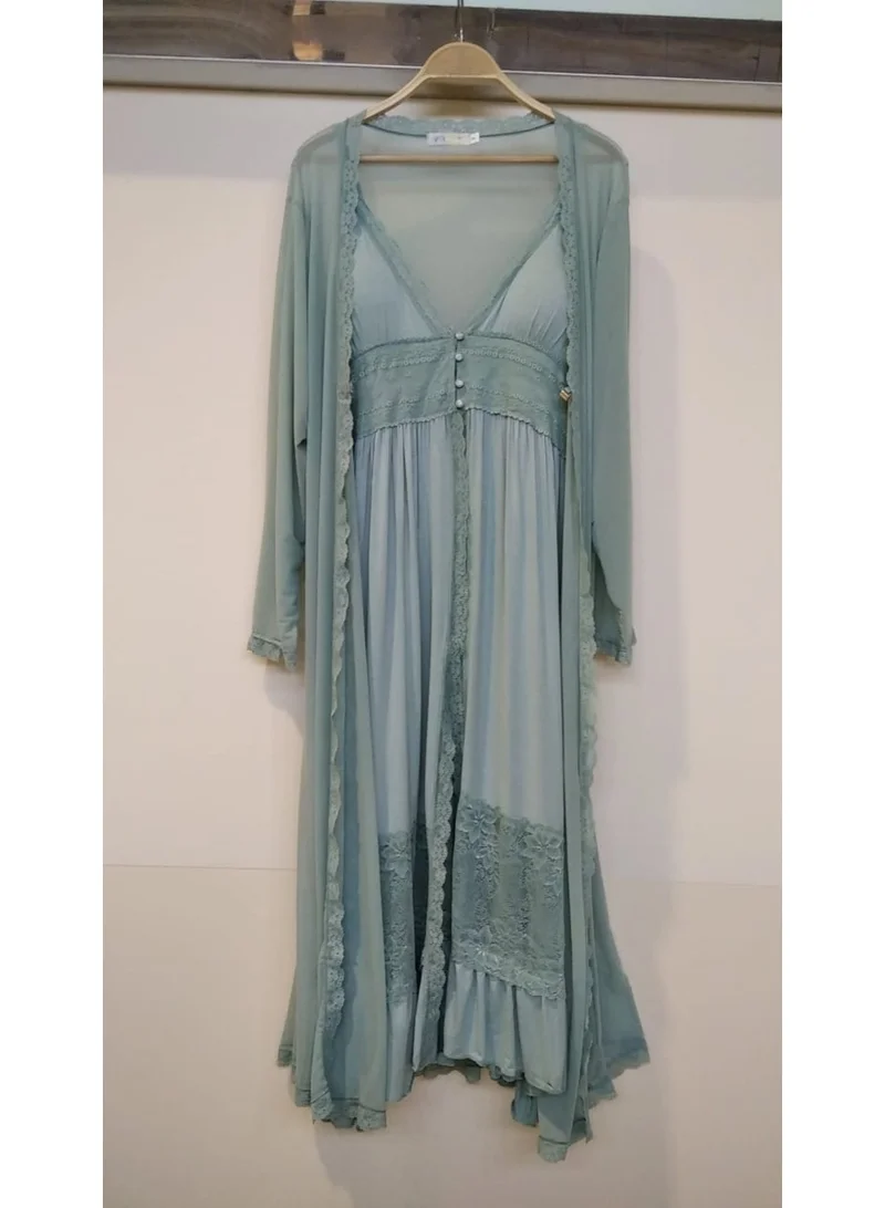 Caprisious  Elegant Lace Nightgown and Robe Set – Soft & Comfortable Women’s Sleepwear for Women | Best Price UAE