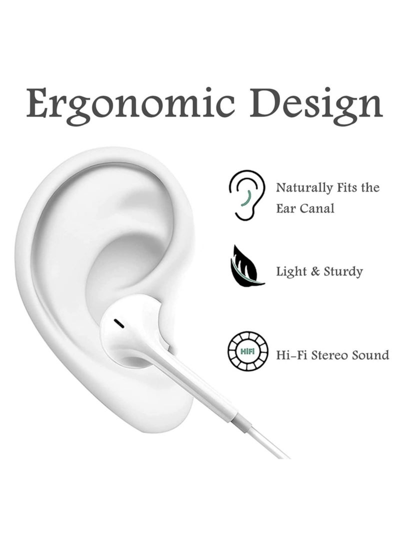 ELTRAZONE - iPhone Earbuds Wired Lightning Headphones [Apple MFi Certified] in-Ear Stereo Headset Built-in Microphone & Volume Control Compatible with iPhone 13/12/11/8/8plus X/Xs/XR/Xs max/pro/se iPad All iOS - Image 1