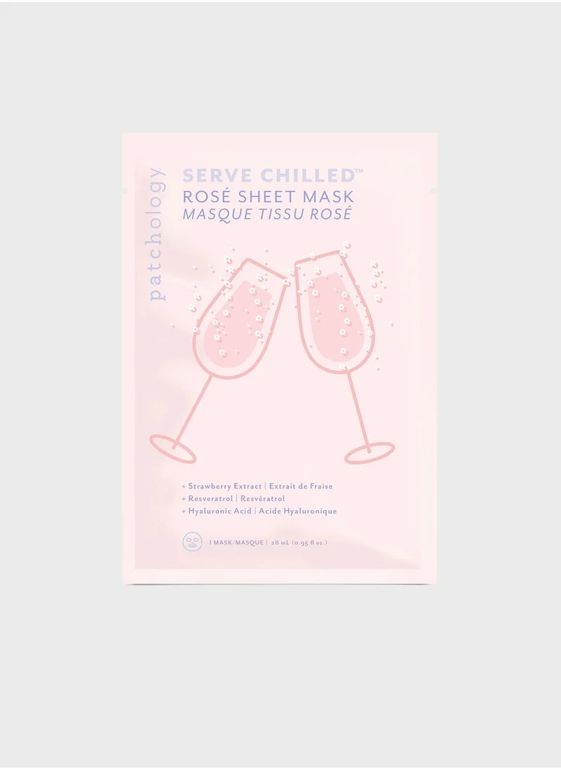 Patchology Rosé Sheet Masque- Single