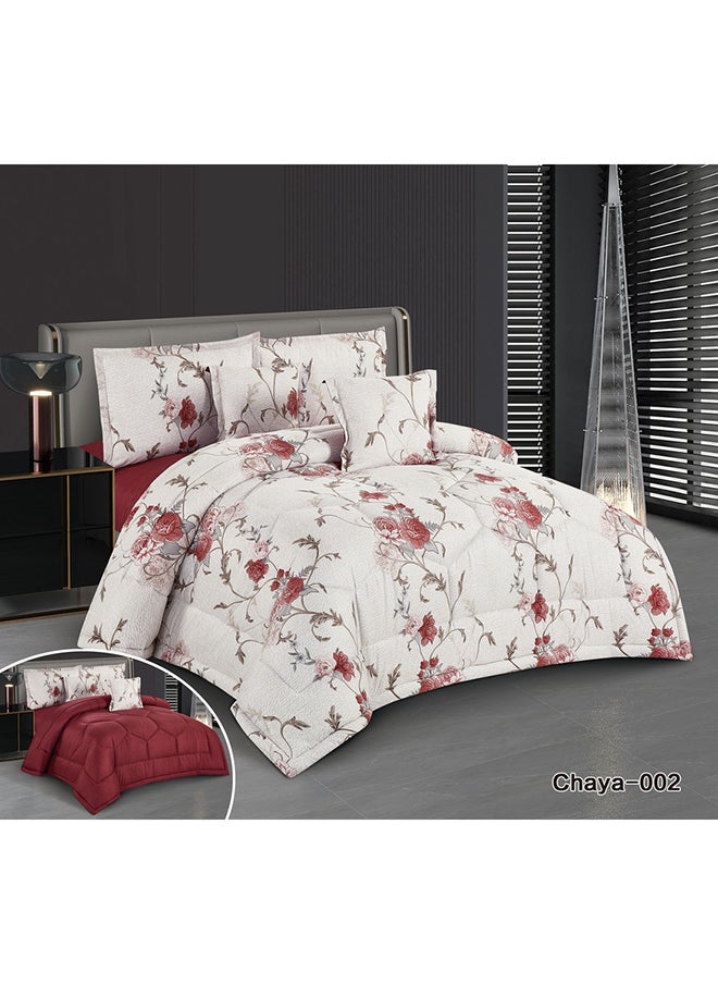 Horse Comforter Set With Soft Silky Fabric Two Sides Floral Print 4 Pieces Single Size - pzsku/Z0E8EA3A16B761272E12BZ/45/_/1719920020/7296f140-2412-47d3-8297-cfa4b685fbfc