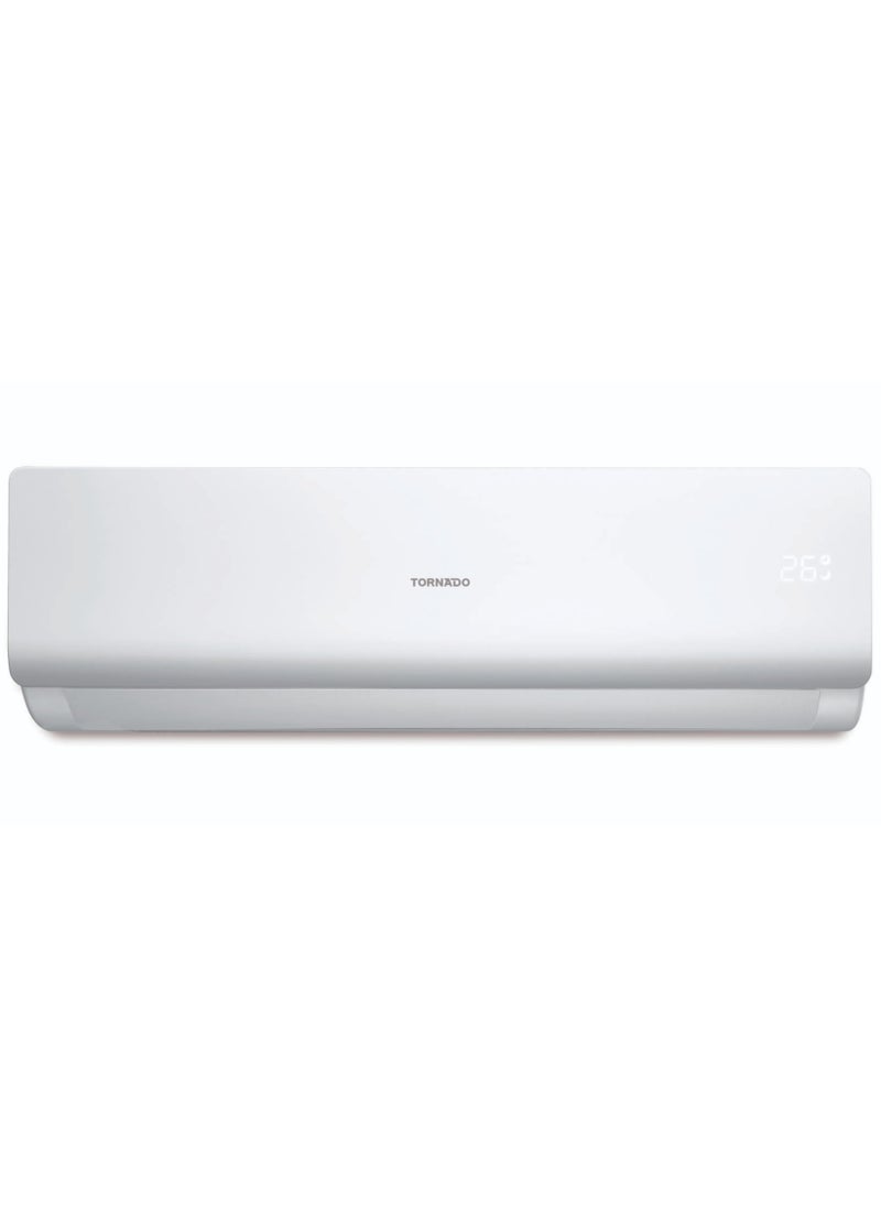 TORNADO 2 Ton Cool Split Air Conditioner, 22000 BTU, T3 Compressor, white, R410 Refrigerant, Turbo Mode, Digital Display, Golden fin, 4 Ways Swing, TH-C24AHK