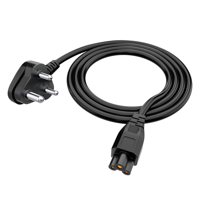 Portronics Konnect G3 350W Laptop Power Cable, 3 Pin Type Connector, 350W Max Load Capacity, 1.2M Length(Black) - Image 3