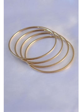 316L Steel Gold Color 4-Piece Ajda Model Women's Bracelet