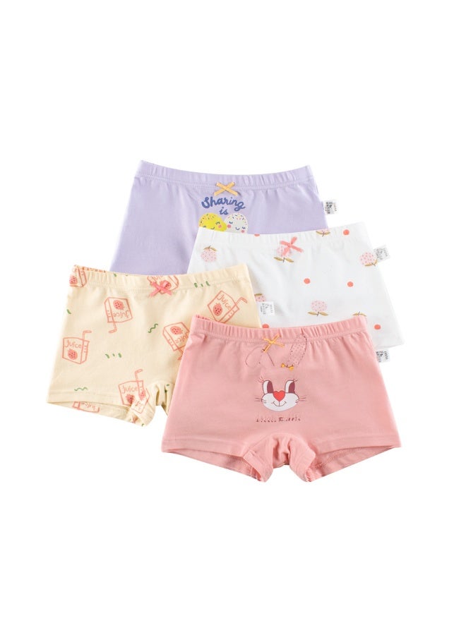 KUYING New Comfortable Skin friendly Breathable Underwear Set 0f 4