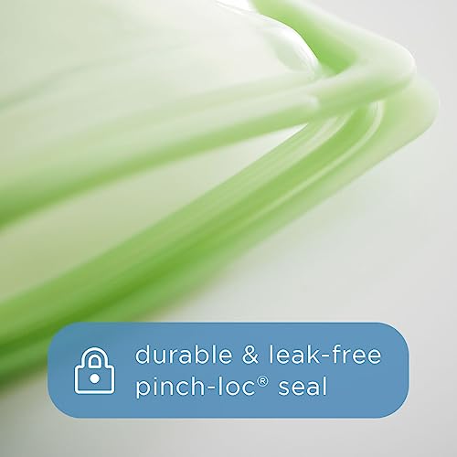 Stasher Premium Silicone Reusable Food Storage Bags, 6-Pack, Rainbow, Multi-Use Food Storage Bags, Lunch Bag, Travel Containers, BPA Free, Leak-free, Dishwasher-Safe, Eco-friendly - Image 4