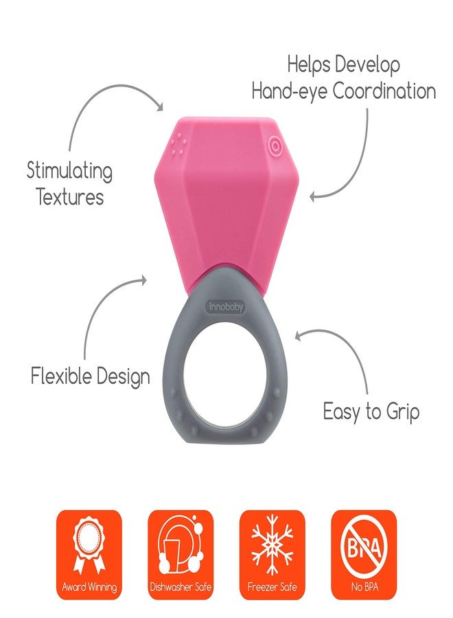 INNOBABY TEETHIN' Smart Birthstone Ring TEETHER - October (Tourmaline) - Image 2