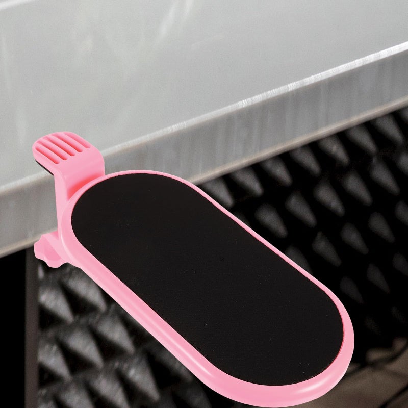 Adjustable Pink Punch Free Clamp Desk Arm Rest Wrist Elbow Support for Office Gaming - Image 4