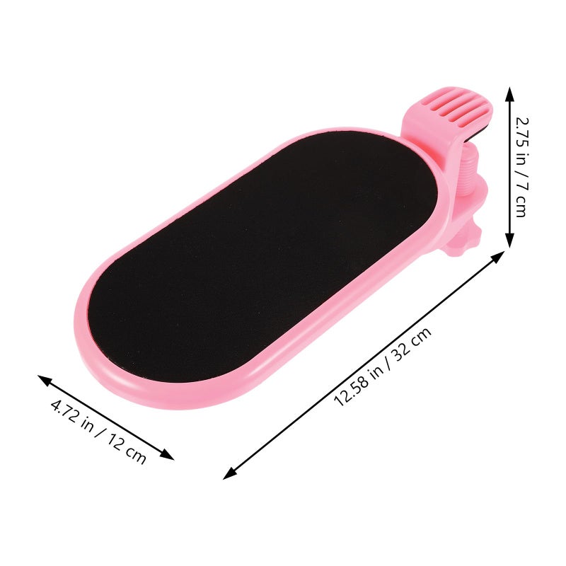 Adjustable Pink Punch Free Clamp Desk Arm Rest Wrist Elbow Support for Office Gaming - Image 3