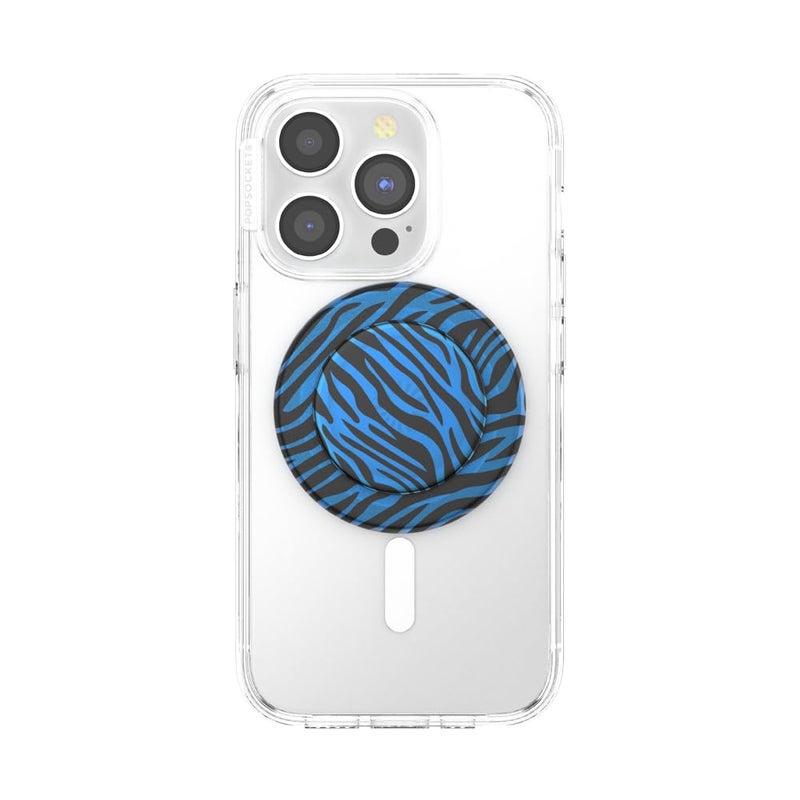 POPSOCKETS قبضة هاتف PopSockets لمغناطيس MagSafe مع قاعدة، قاعدة مغناطيسية، قمة قابلة للتبديل، قبضة آمنة لحالات iPhone MagSafe، قبضة للهاتف والتابلت - زيد - Image 4
