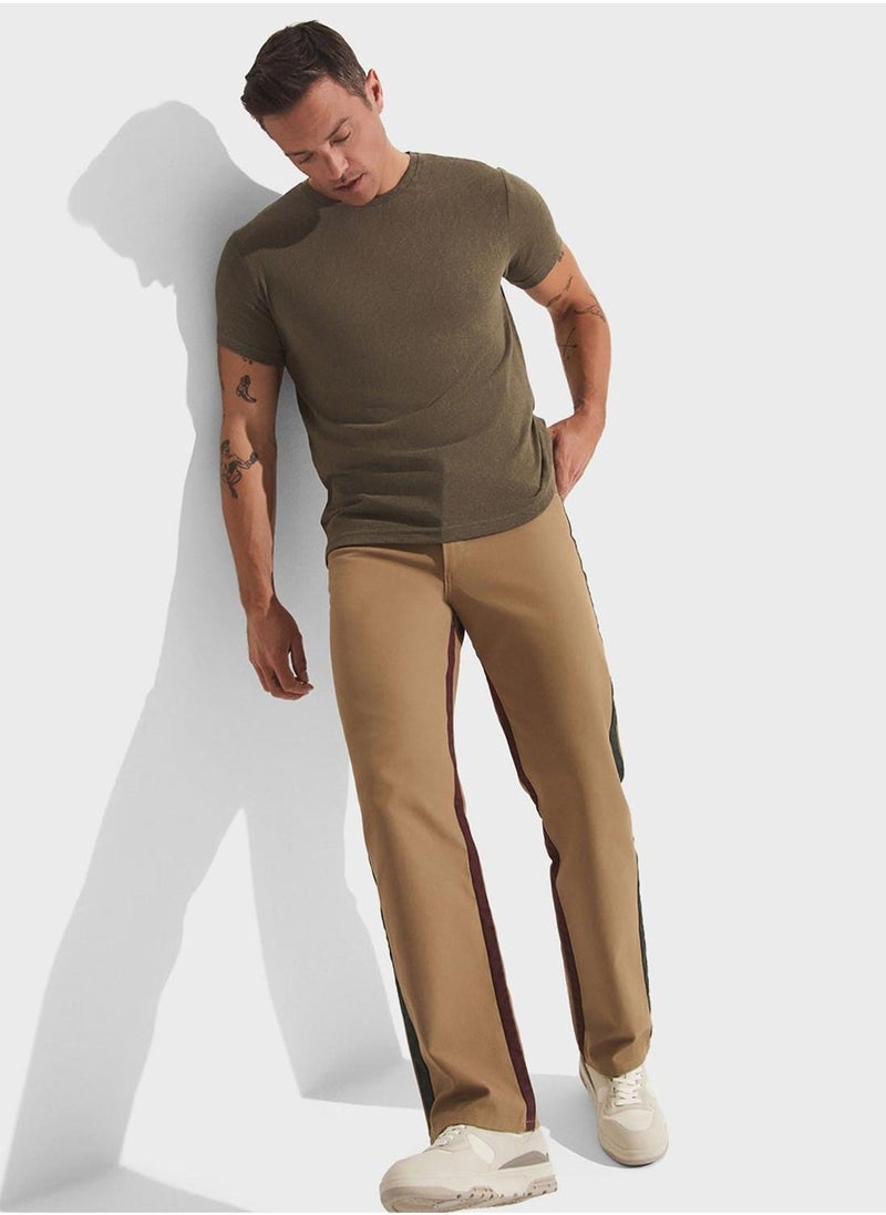 جون تي شيرت بياقة دائرية بنقش - Image 5