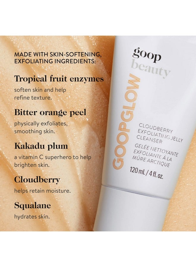 Goop Oop Beauty Exfoliating Jelly Cleanser ; Face Wash To Clean Smooth & Brighten Skin ; Squalane Kakadu Plum & Vitamin C Face Wash ; 4 Fl Oz ; Moisturizes & Smooths Skin ; Paraben & Silicone Free - Image 4
