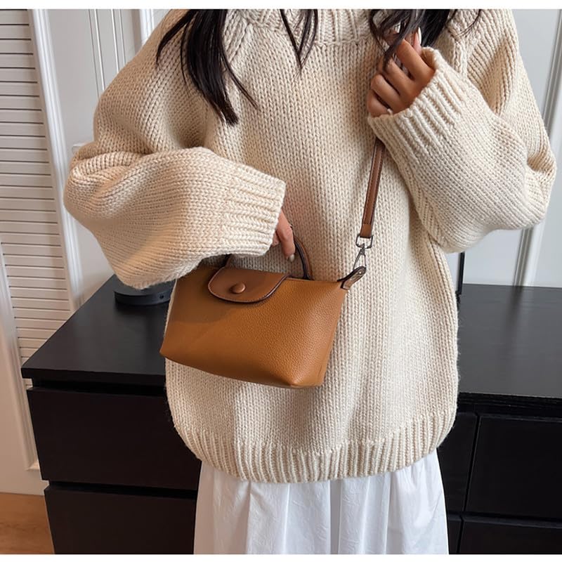 VesaNa Fashion Crossbody Bags for Women - quilted crossbody bags for women,2023 Autumn New Shoulder Bags Handbagsï¼ˆBrownï¼‰ - Image 2