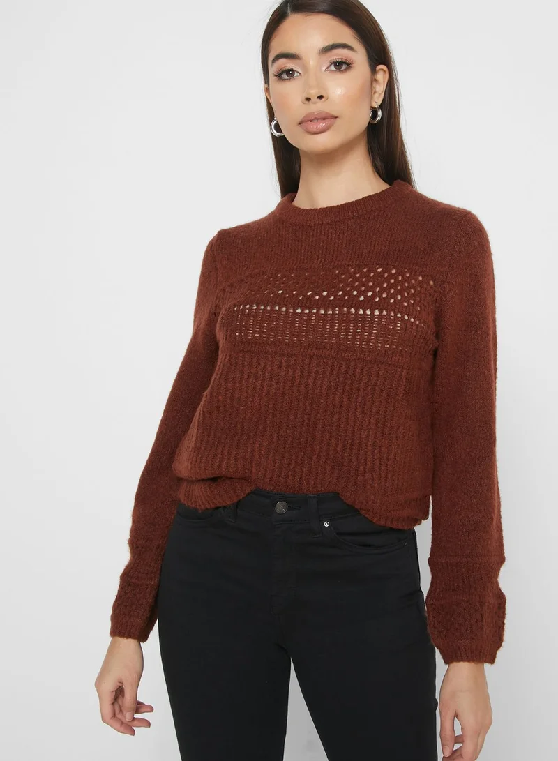 Jacqueline de Yong Cable Knit Sweater