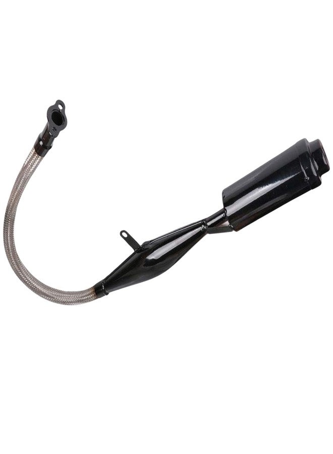 FPTPEHPC Flexible Exhaust Muffler Pipe With Gasket For 2 Stroke 49cc 60cc 66cc 80cc 100cc Engine Motorcycle Dirt Bike Moped Exhaust Muffler Extension Kit - Image 2