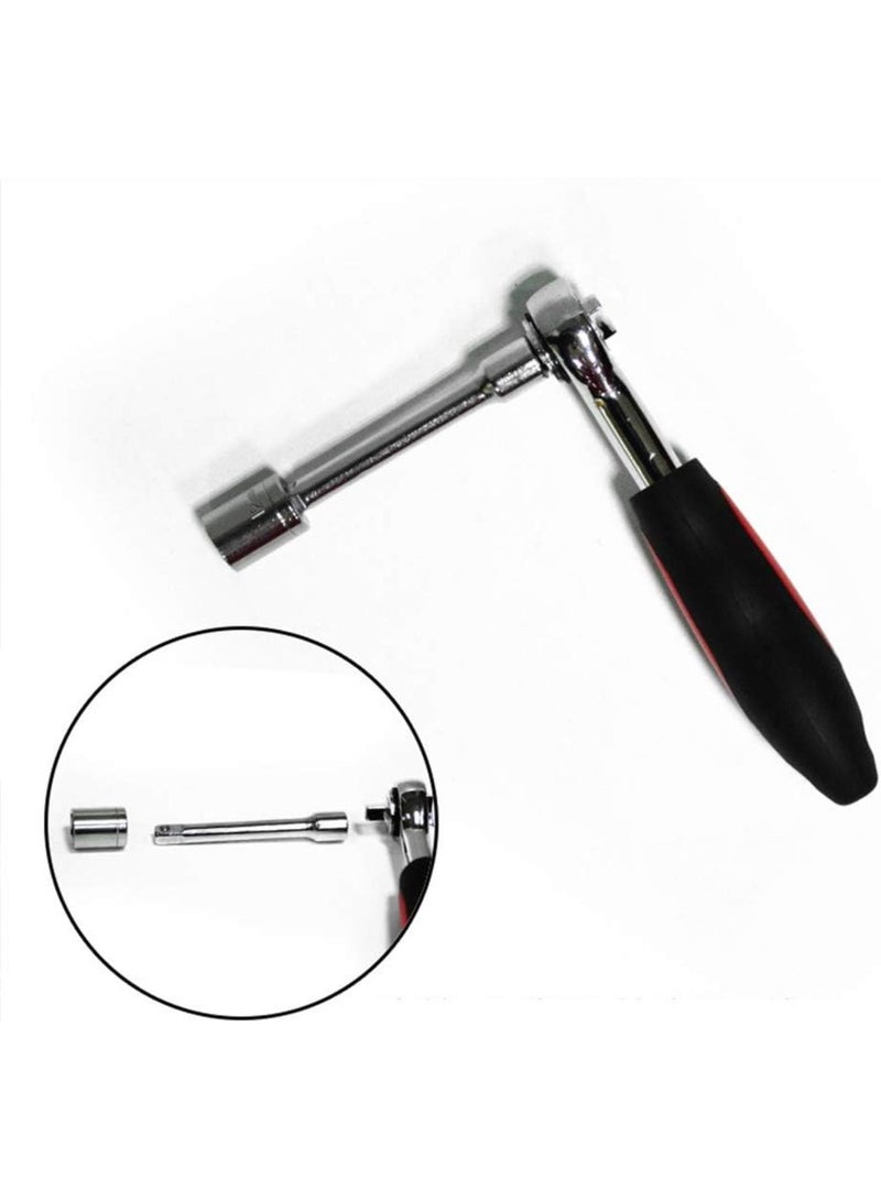 GGOOT 38 in 1 Screwdriver Bit, Ratchet Wrench Set, Diy Repair Bicycle Hardware Tools, Made of Strong and Durable Chrome-vanadium Steel - Image 3