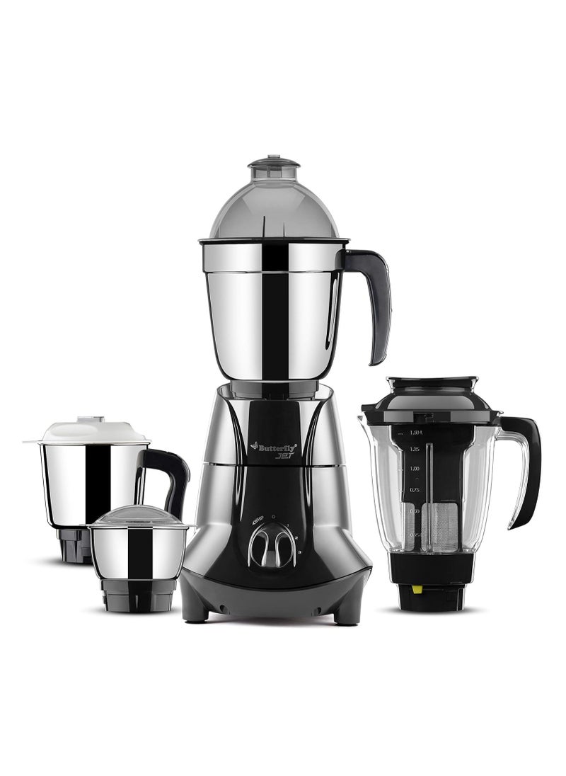BUTTERFLY - Butterfly 750 Watts Mixer Grinder With 4 Jars And Table Top Wet Grinder With Coconut Scrapper Attachment, Grey - Image 1