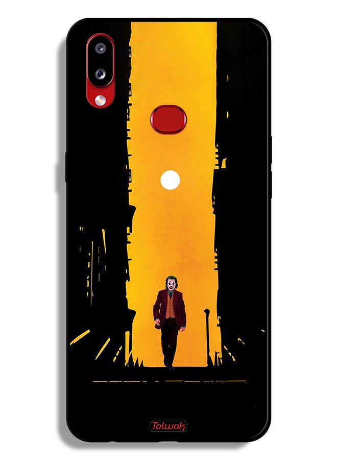 Tolwak Samsung Galaxy A10s Protective Case Cover Joker Abstract Digital Artwork - Image 1