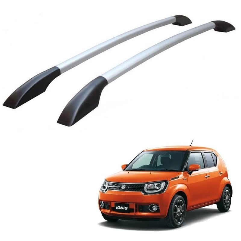 SPREADX Car Non-Drilling Metal Roof Rail Set Suitable for Maruti Suzuki Nexa Ignis Type-1 - Image 1