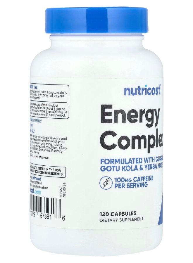 Nutricost Energy Complex 120 Complex - Image 2