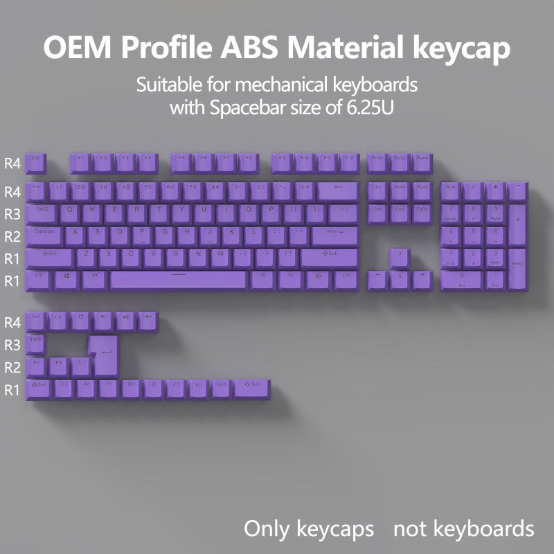 OEM Height Abs Pink Keycap Set Front Engraved Backlit Keycaps Compatible With Mx Switches For 61 87 96 Key Mechanical Keyboards With 6 25U Spacebar - Image 1