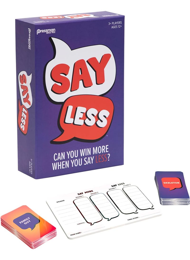 Goliath Pressman Say Less  The Family Card Game of Giving Clues and Guessing Words  Can You Win More When You Say Less  - Image 2