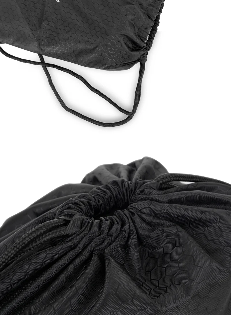 PARAJOHN Para John Gym Sack Drawstring Backpack Lightweight Polyester Sports Bag with Inner Zipper Pocket