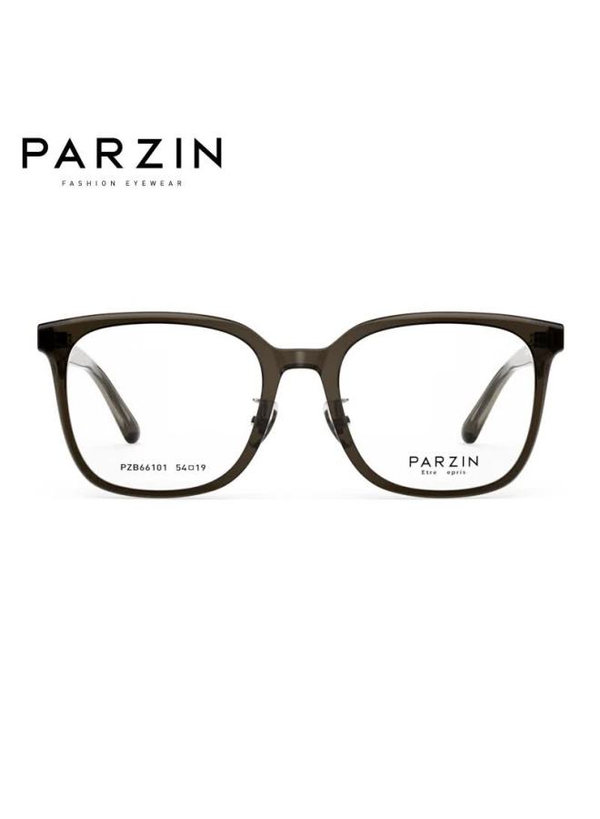 Parzin Myopia Gl Frame, Fan Chengcheng Style Uni Face-flattering Acetate Square Frame Gl, Can Be Fitted With Prescription Lenses, 66101 - Image 2