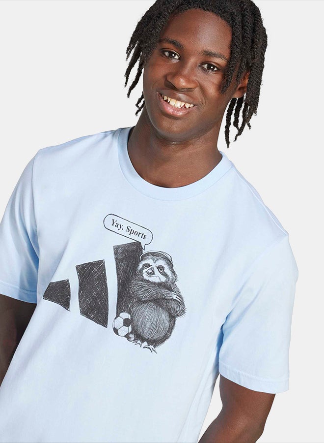 Adidas Yay Sports Graphic T-Shirt - Image 5