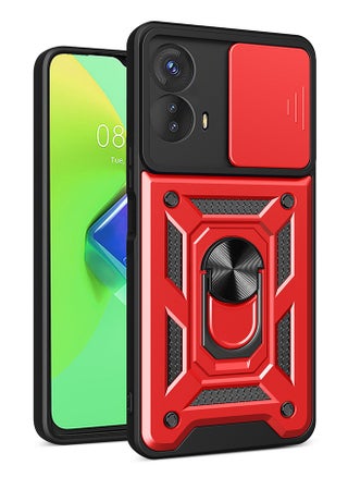 Case for Motorola Moto E14 / G04 / G24 with Sliding Camera Window, Kickstand, PC+TPU Dual-Layer,Red - pzsku/Z0E9030DA50DC8E1DAB8DZ/45/_/1712809965/2f4ba342-ba68-4a7b-b05b-a932079d4c7b