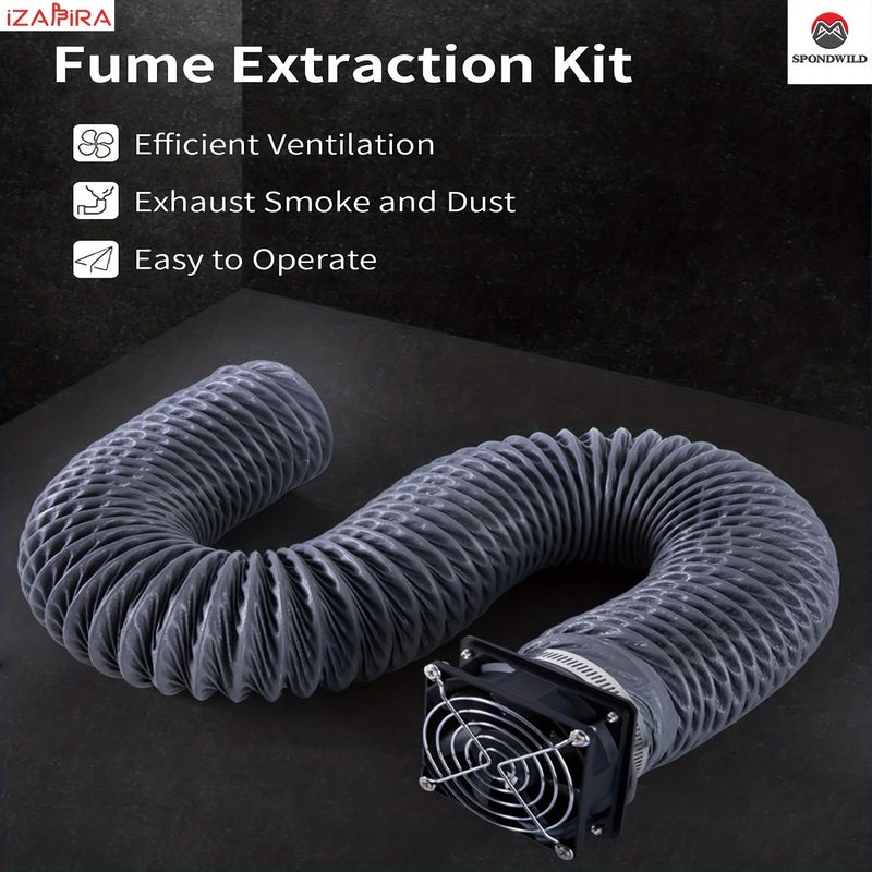 3D Printer Exhaust Kit 7cm Duct for Odor Fume Removal Efficient Ventilation - Image 5