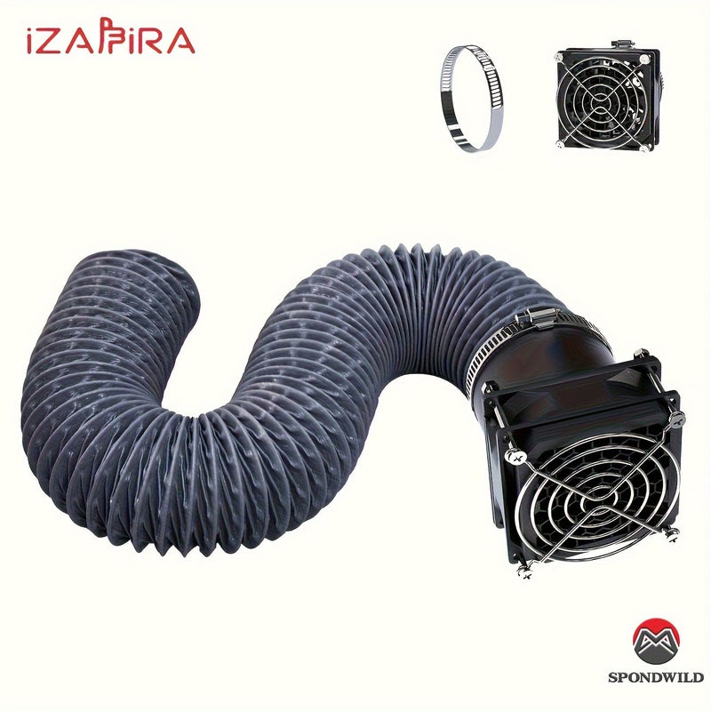 3D Printer Exhaust Kit 7cm Duct for Odor Fume Removal Efficient Ventilation - Image 1