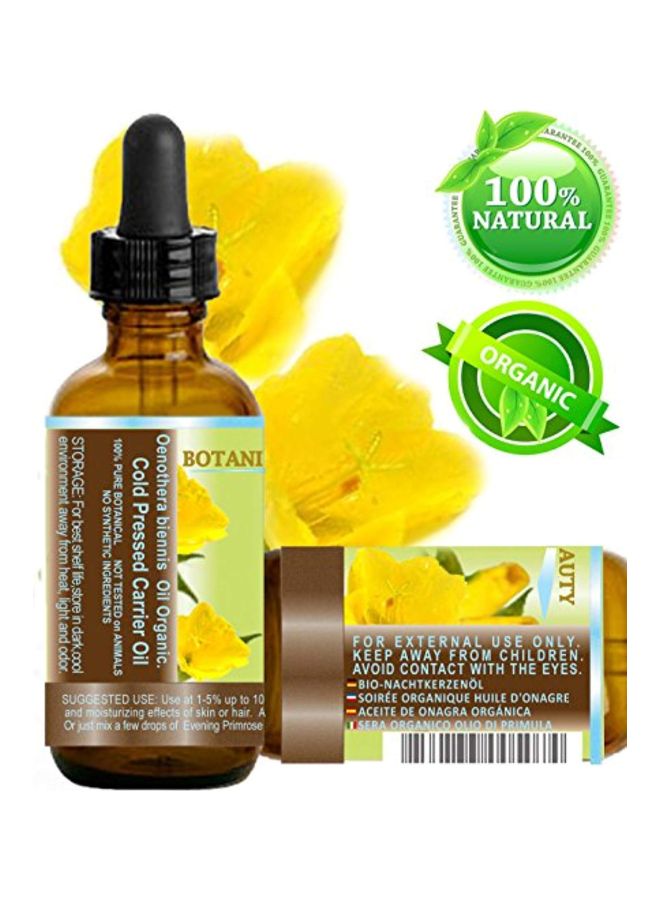 Botanical Beauty Organic EVENING PRIMROSE OIL 100% Pure Natural Undiluted Unrefined Virgin Cold Pressed Carrier Oil. 0.5 Fl.oz.- 15 ml for face, skin, hair, nails - Image 3