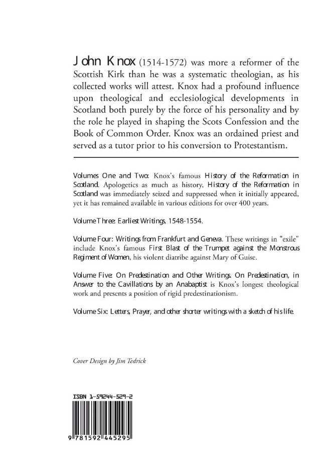 The Works of John Knox, Volume 5: On Predestination and Other Writings  - Image 2