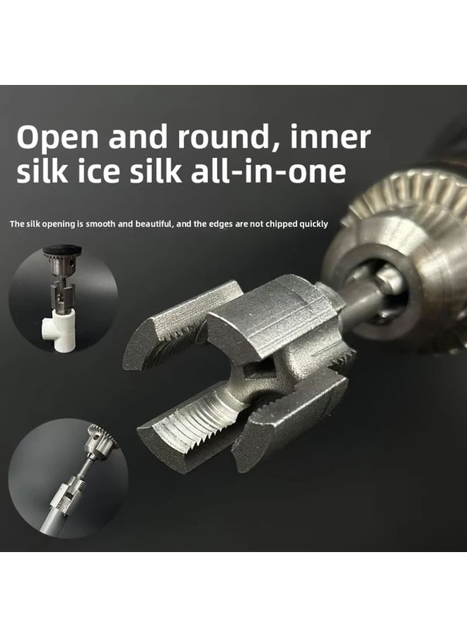 2 in 1 Dual Internal External Pipe Threader Tool Durable Metal Construction - Image 5