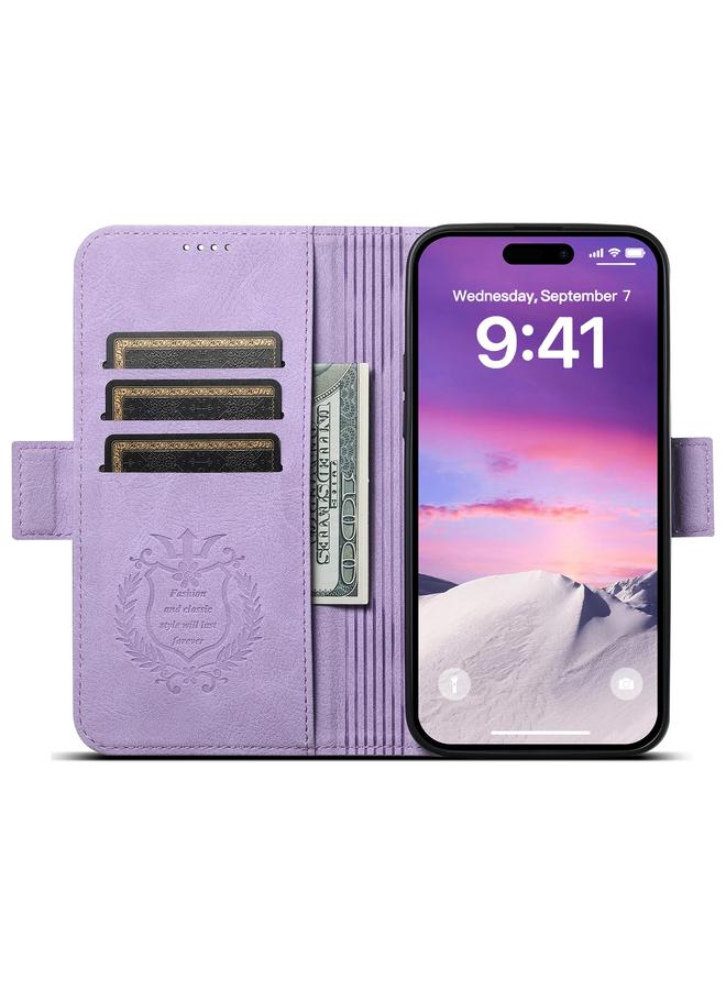 Suteni Case For iPhone 14 Pro Max SUTENI J07 Multifunctional Horizontal Flip Magsafe Leather Phone Case - Image 3