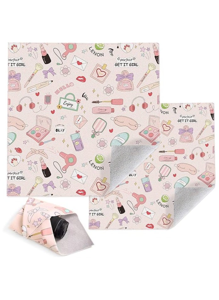 2 Pcs SelfAdhesive Magic Cloth Makeup Bag Open Lay Flat Makeup Bag Camera Lens Wrap Multi Purpose Magical Storage bag Tablet Computer Protection Bag(55cm,35cm) - pzsku/Z0E905646977883CE2B0EZ/45/_/1730986953/5b6b2c97-1c3c-4c2e-b476-d1d2499078f4