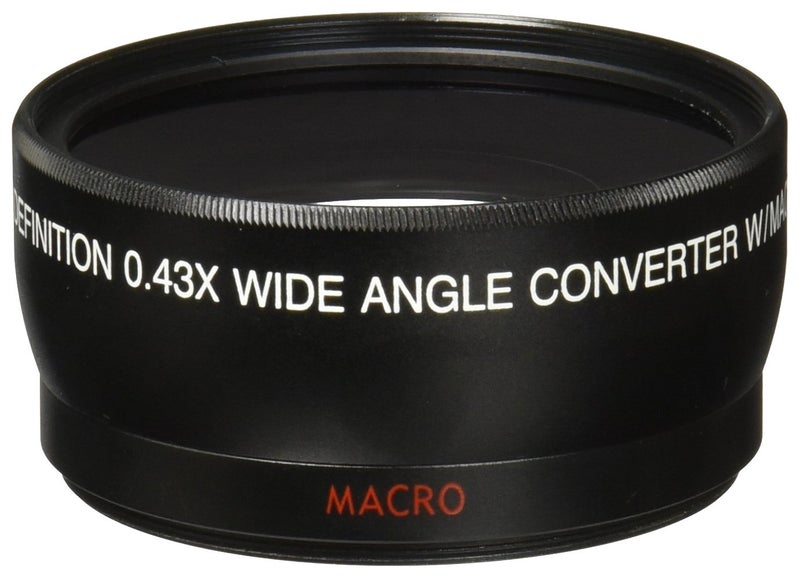 Vivitar عدسة زاوية واسعة 0.43X 58mm من فيفيتار 4358W، أسود - Image 1