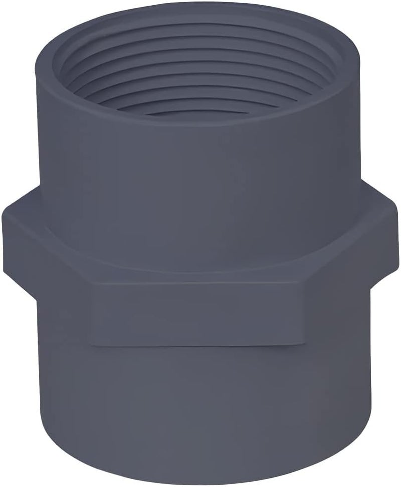 RACO High Pressure PVC Pipe Fittings for Plumbing Water Transfering Home Industrial and Municipal Applications (3 INCH, FTA) - Image 1