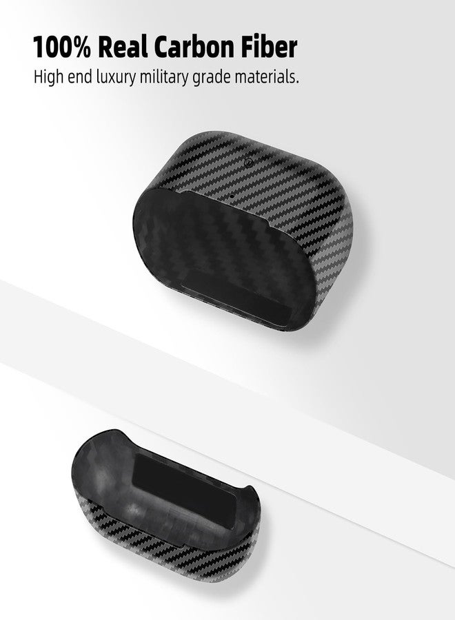 MONOCARBON Real 3K Carbon Fiber Case for Airpods 4,Ultra Light & Thin/Scratch Resistant Protective Hard Cover for 2024 New 4th Generation Airpods,Compatible with MagSafe Wireless Charging - Image 3