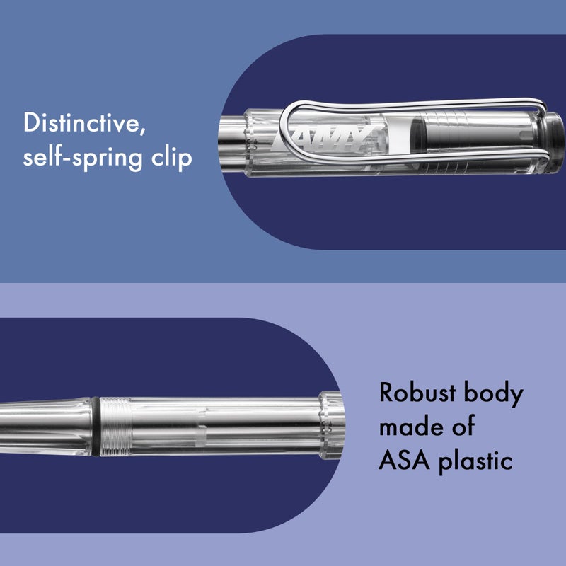 Lamy Vista Clear Rollerball Pen - L312 - Image 4