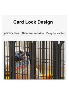 Cool Baby COOLBABY Dog Playpen Foldable 6 Panels Dog Pen 24inch Height Pet Enclosure Dog Fence Outdoor with Lockable Door  - Image 4