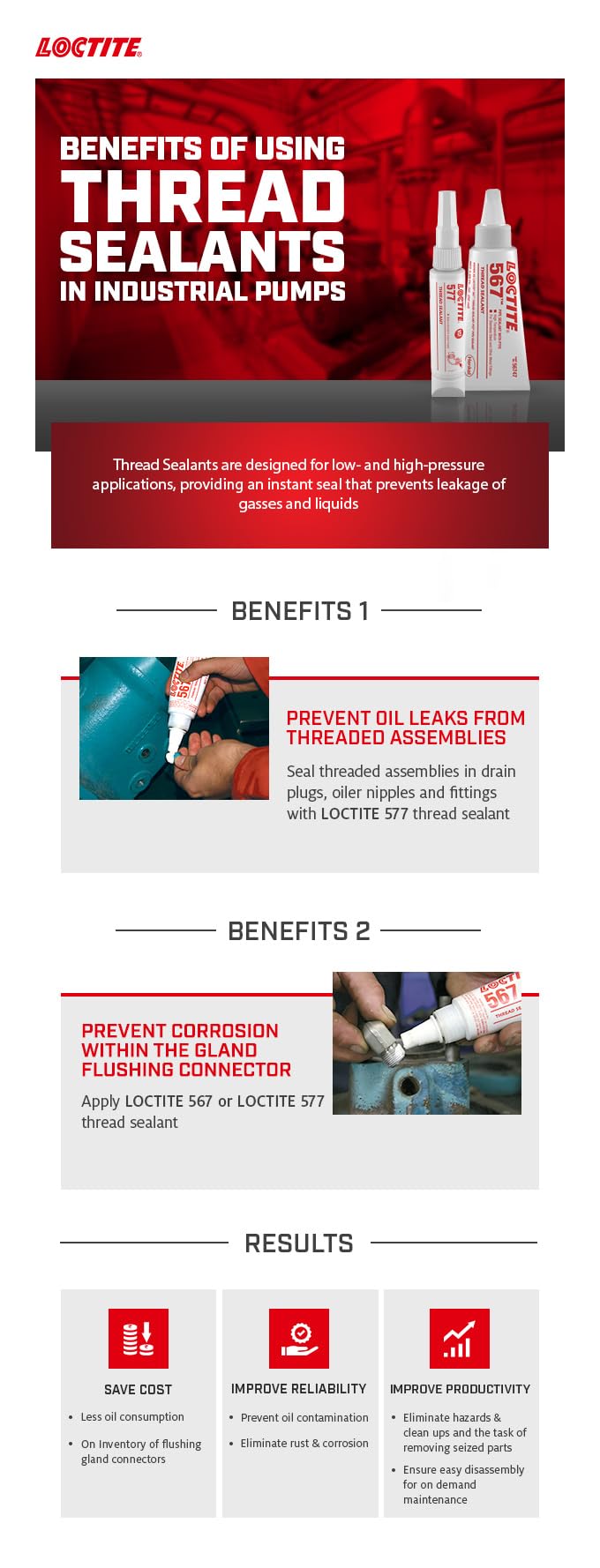 Loctite Plastic 565-50Ml | Threadsealant | Non-Clogging In Hydraulic And Pneumatic System| Prevents Leakage And Fills All Gaps | Metal Pipes - Easy To Disassemble, Pack of 1 - Image 3