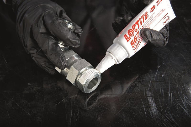 Loctite Plastic 565-50Ml | Threadsealant | Non-Clogging In Hydraulic And Pneumatic System| Prevents Leakage And Fills All Gaps | Metal Pipes - Easy To Disassemble, Pack of 1 - Image 2