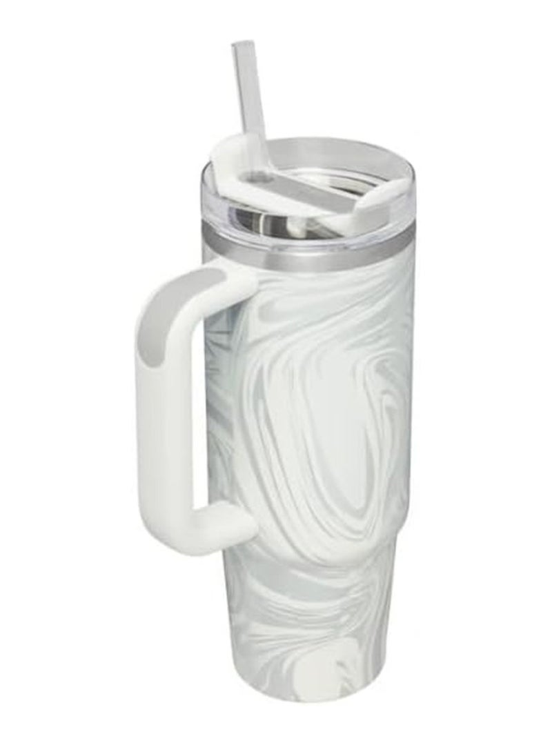 Stanley - Stanley Quencher H2.0 FlowState Tumbler 30OZ polar swirl Stainless Steel Vacuum Insulated with 3-Position Lid and Straw Perfect for Water Iced Tea Coffee On-the-Go Hydration Ideal Gift Stanley Cup - Image 1