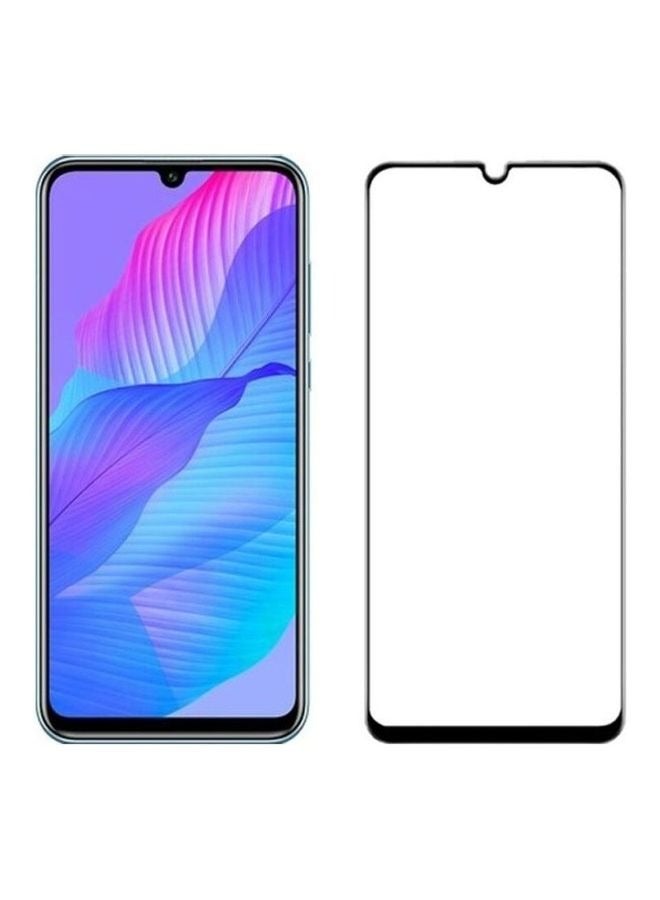 shAyzee Tempered Glass Screen Protector for Huawei Y8p Clear/Black - Image 2